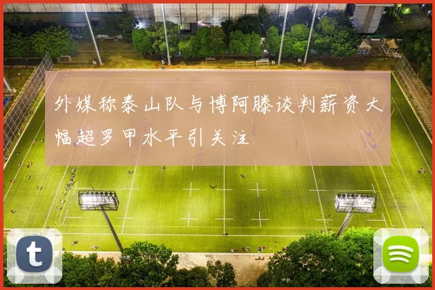 外媒称泰山队与博阿滕谈判薪资大幅超罗甲水平引关注